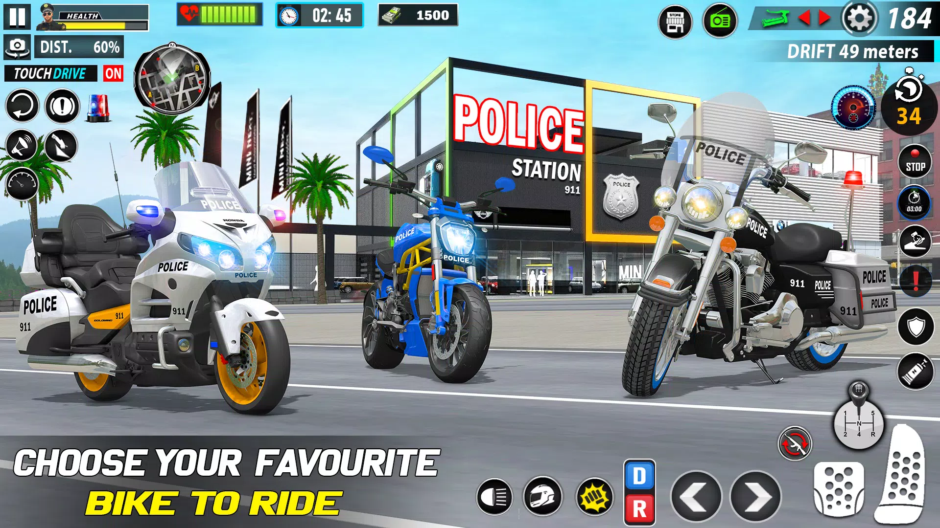 Baixar e jogar jogos de moto bike da polícia no PC com MuMu Player