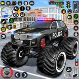 Police Monster Truck Car Games icône