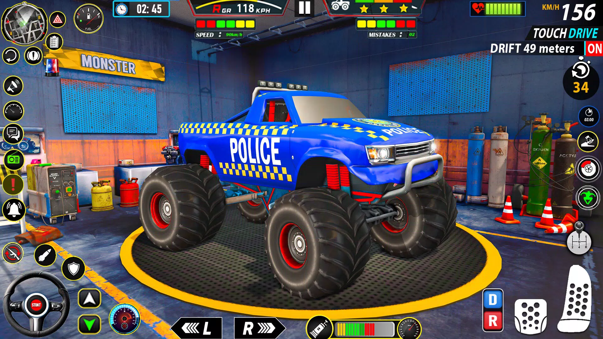 Monster Truck Robot Shark Game - Baixar APK para Android