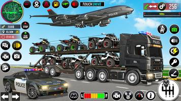 US Police ATV Transporter Game capture d'écran 3
