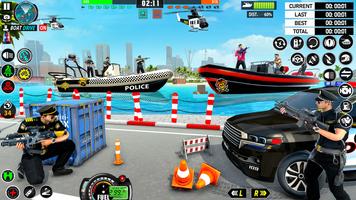 Police Boat Chase Crime Games screenshot 1