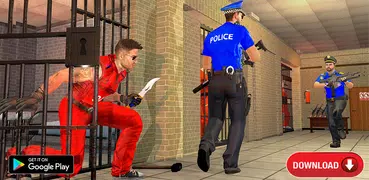 Polícia jogo de fuga da prisão