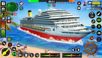 Cruise Ship Driving Simulator पोस्टर