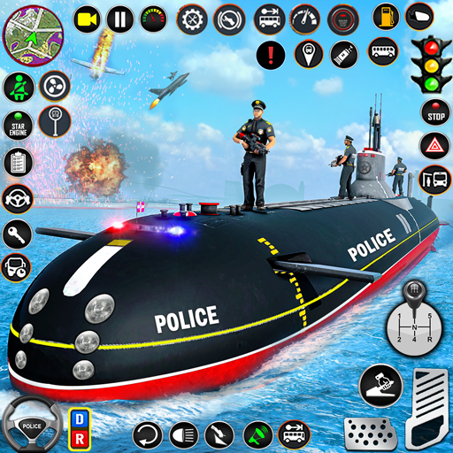 Transport submarino de policía