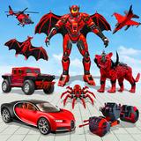 Fly Bat Robot Bike Transform icono