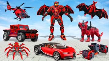 Fly Bat Robot Bike Transform скриншот 3