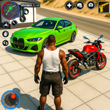 Bicicleta gángster india 3d icono