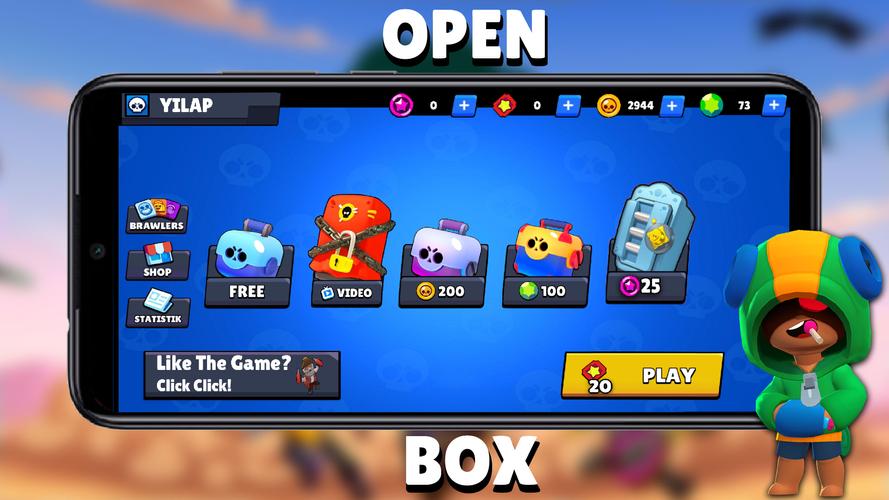 Brawl Stars 4.7 APK. Бокс симулятор для Brawl Stars#4. Как работает приложение Brawl Star Boxes. Brawl box angelo