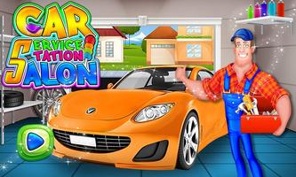 Car Wash Service Station: Truck Repair Salon Games پوسٹر