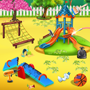 Theme Park Garden Cleaning: Playground Repair Fun APK