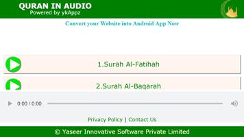 QURAN - In Audio Translation ( syot layar 1