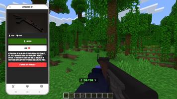 Waffen-Mod Minecraft. Screenshot 1