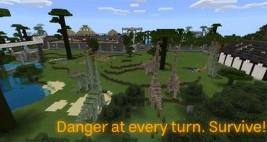 Minecraft công viên khủng long ảnh chụp màn hình 3