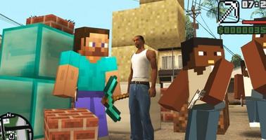 SA GTA in Minecraft PE ảnh chụp màn hình 2