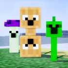 Plants Vs Zombies. Zombie mod for Minecraft. Zeichen