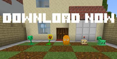 Plants Vs Zombies. Zombie mod for Minecraft. Screenshot 3