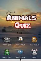 Animals Trivia Quiz Up Logic Game पोस्टर