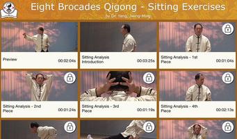 Eight Brocades Qigong Sitting ポスター