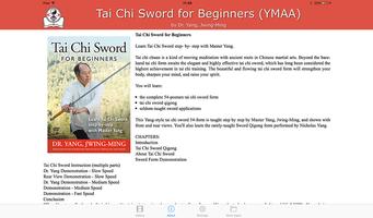 Tai Chi Sword w Dr. Yang YMAA скриншот 1