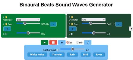 Poster Binaural Beats Waves Generator