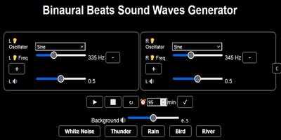 1 Schermata Binaural Beats Waves Generator
