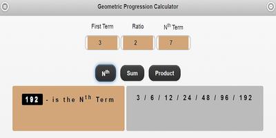 Geometric Progression Calculat captura de pantalla 3