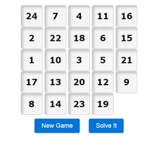 Sliding Puzzle 3x3, 4x4, 5x5 постер