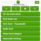 Rock Radio Player Live Music Zeichen