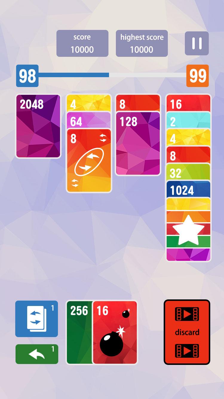 2048 солитер. Солитер 2048. Piles карты. 2048 Solitaire. Stack Card add.