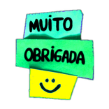 Figurinhas de obrigada WAStick