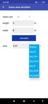 area calculate in brass screenshot 1