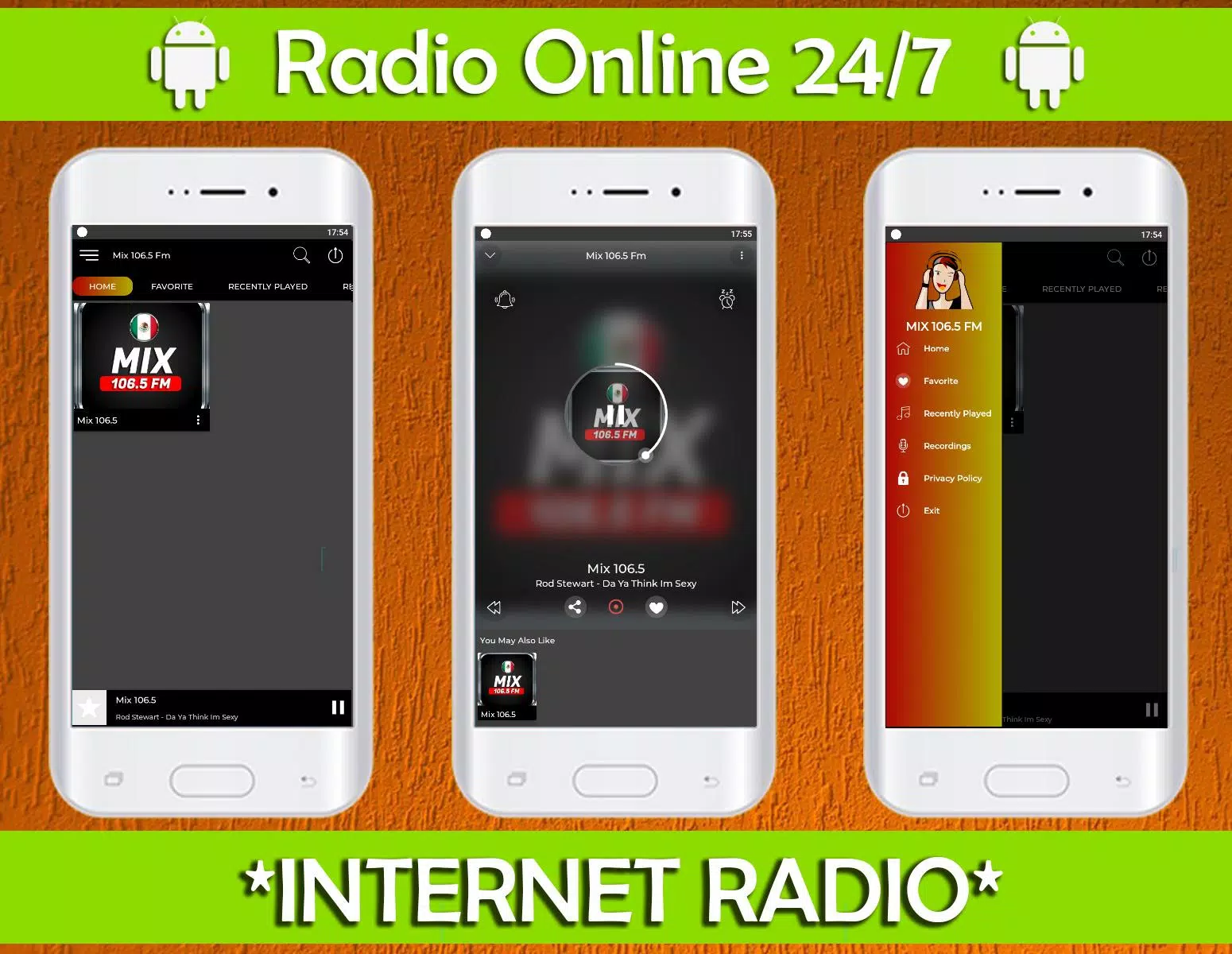 Descarga de APK de Mix 106.5 Fm Radio Online Mix 106 Radio NO OFICIAL para  Android