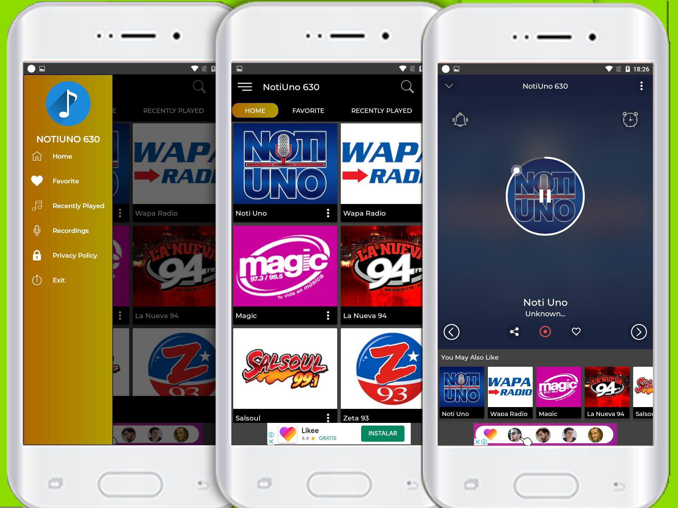 Noti Uno 630 En Vivo Online Ra APK for Android Download