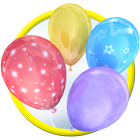 Balloons 3D Live Wallpaper ícone