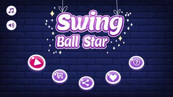 Swing ball star : neon swinging game and jump ⭐️ poster