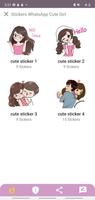 Cute WAStickers for Couple постер