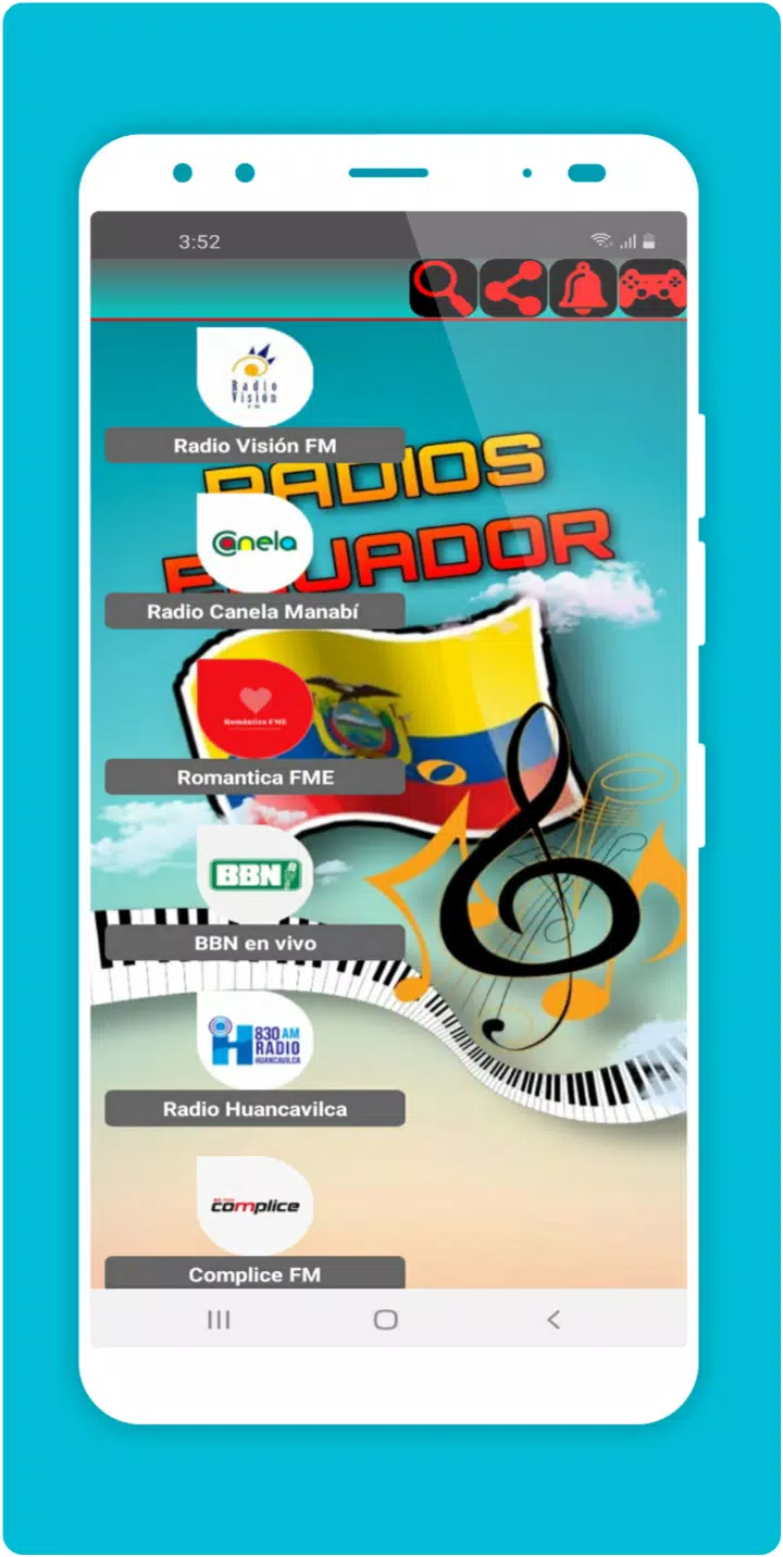 Radios Ecuador - radios ecuatorianas gratis pour Android - Téléchargez l'APK