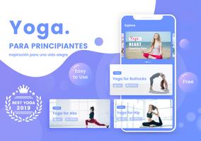 Practica yoga para principiantes - Yoga en casa Poster