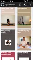 Yoga positions 포스터