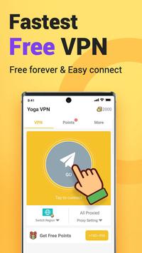 Yoga VPN تصوير الشاشة 1