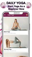 Yoga Workout - Yoga quotidien -Yoga pour débutants capture d'écran 1