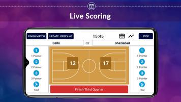 Basketball - Tournament Manager & Live Scoreboard capture d'écran 3