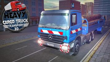 Heavy Cargo Truck Transport 3D Affiche