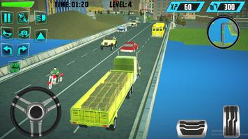 Heavy Cargo Truck Transport 3D скриншот 2