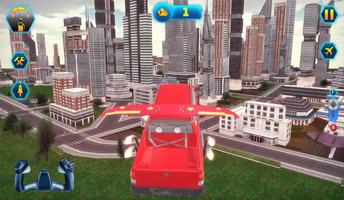 Sports Flying Car 3d Games Ekran Görüntüsü 1