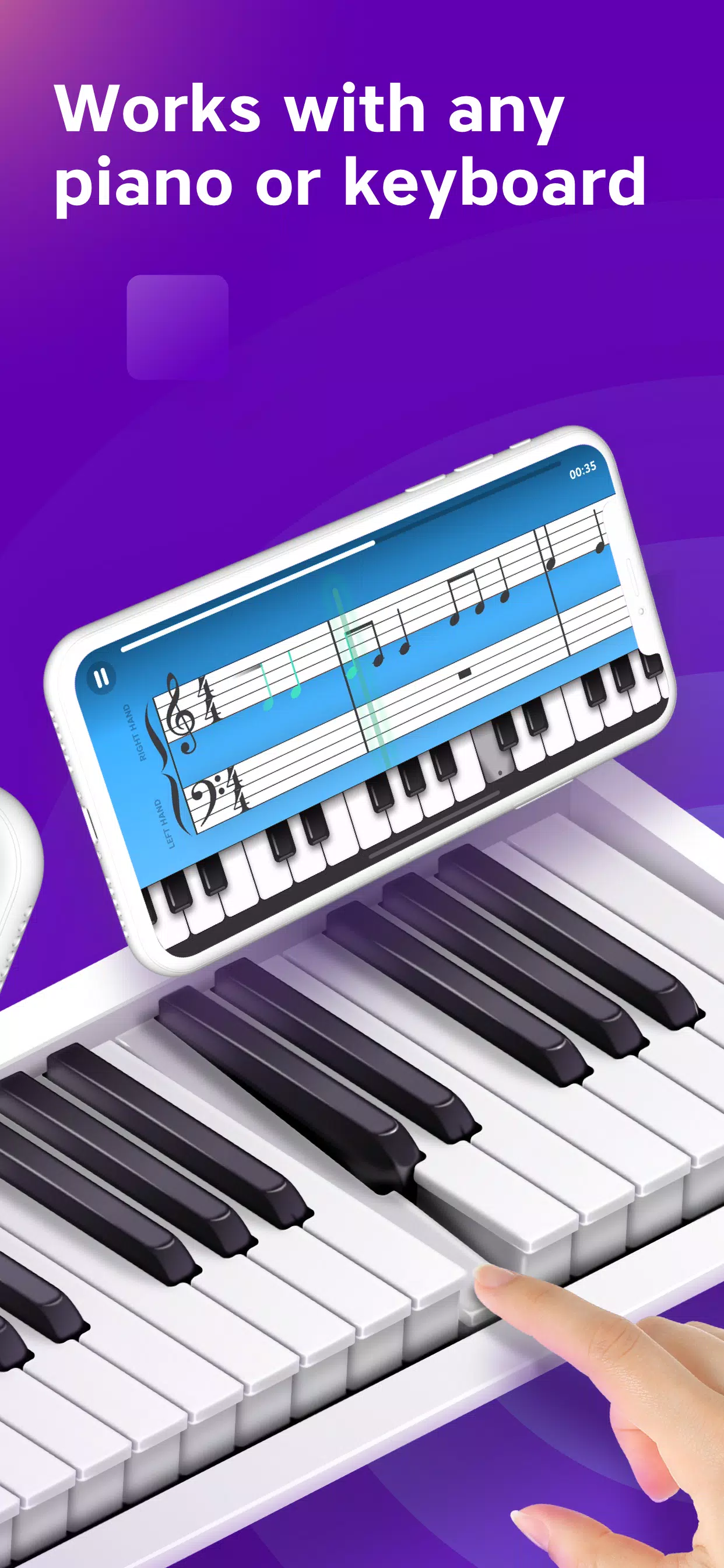 App Piano Academy: Só precisa de ter o instrumento - Android