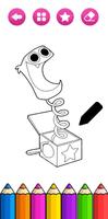 Boxy Monster Coloring Book capture d'écran 1