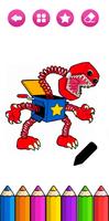 Boxy Monster Coloring Book capture d'écran 2