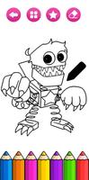 Boxy Monster Coloring Book capture d'écran 3
