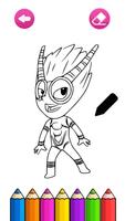 Heroes Masks Coloring Draw syot layar 3